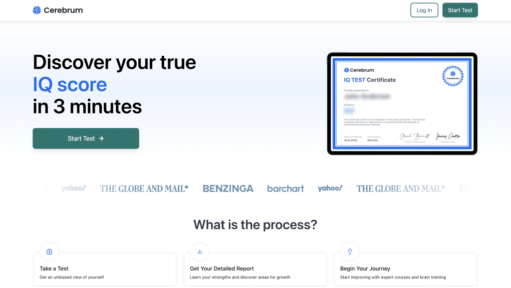Reviews of CerebrumIQ, Brainety and Brainable Tell 3 Versions of What It Means to Take an Online IQ Test